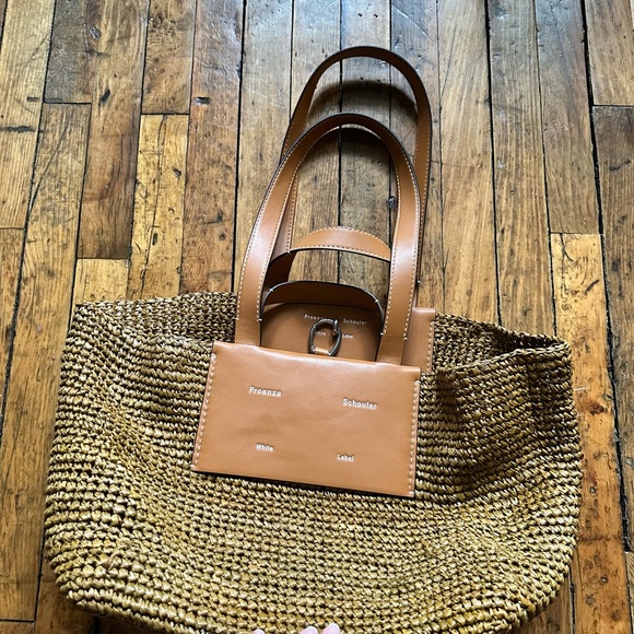 Proenza Schouler White Label Raffia Tote - Picture 2 of 16